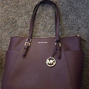 Michael Kors Women's Burgundy Tote Bag